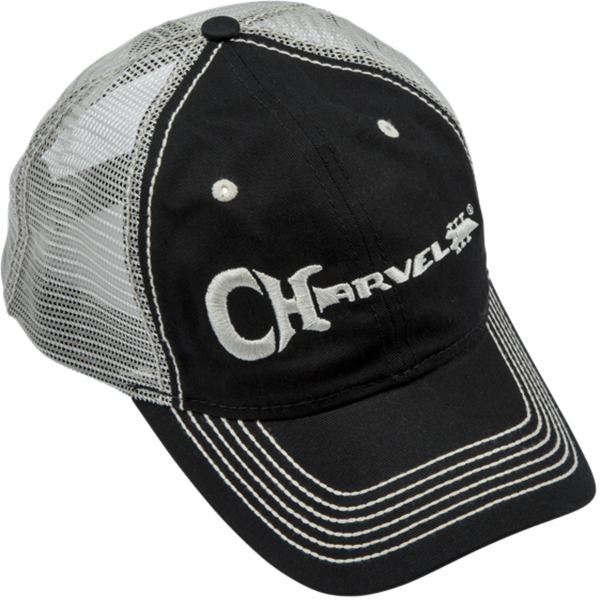 Charvel Trucker Hat In Black And White - 998785000