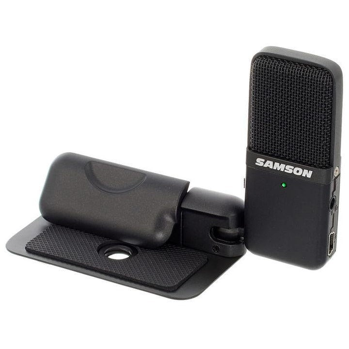 Samson USB Cardioid Omnidirectional Laptop Microphone w/Software | Plug-and-Play - SAGOMICB
