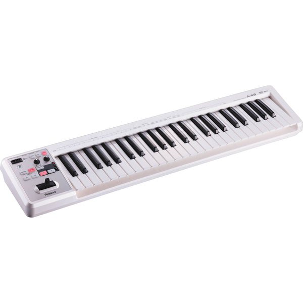 Roland A49WH 49 Key Midi Controller Keyboard White