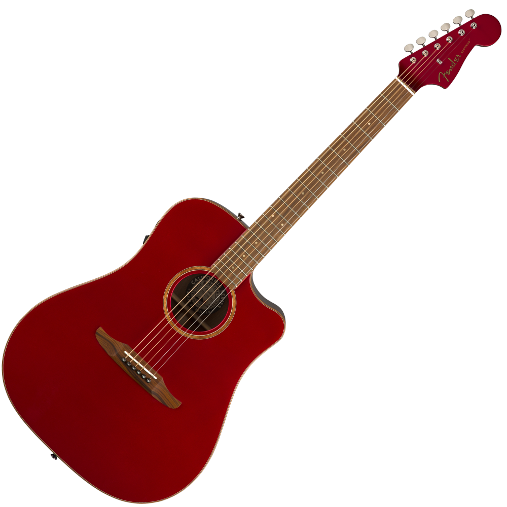 Fender Redondo Classic Acoustic Electric in Hot Rod Red Metallic - 0970913215