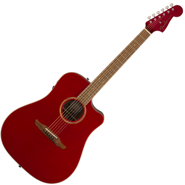 Fender Redondo Classic Acoustic Electric in Hot Rod Red Metallic - 0970913215