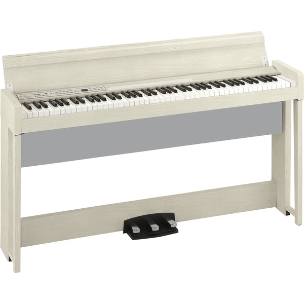 Korg 88 Key Digital Piano RH3 Concert w/Bluetooth in White - C1AIRWH | BENCH EXTRA