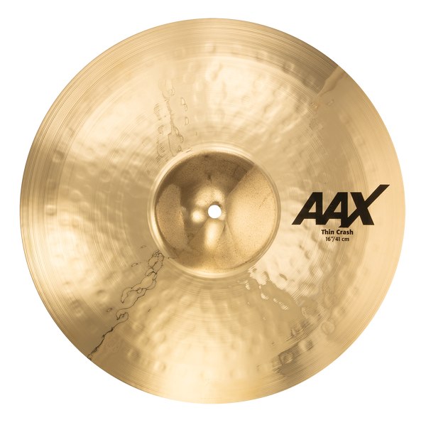 Sabian 16 Inch AAX Thin Crash Cymbal Brilliant Finish - 21606XCB