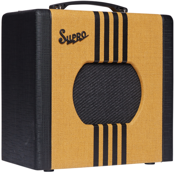 Supro Delta King 10 - 5 Watt Tube Guitar Amplifier 1x10 w/Reverb in Tweed & Black - 1820RTB