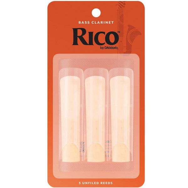 Rico 3 Pack of Bass Clarinet #3 Reeds - REA0330