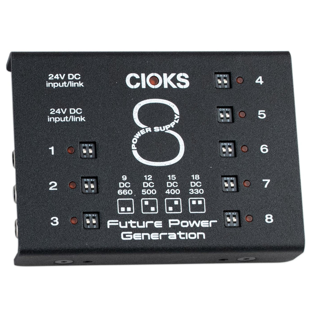 CIOKS 8 (Power Supply expander kit) 8 isolated outlets incl. 24V DC Link cable - C8E