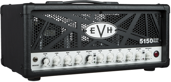 EVH 5150III 50w 6L6 Tube Guitar Amplifier Head in Black 120v - 2253010010