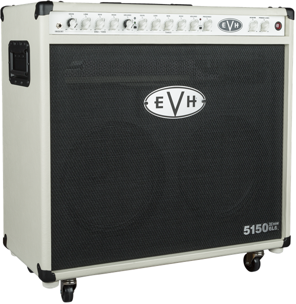 EVH 5150III 50w 6L6 2x12 Tube Guitar Amplifier Ivory 120v - 2254010410