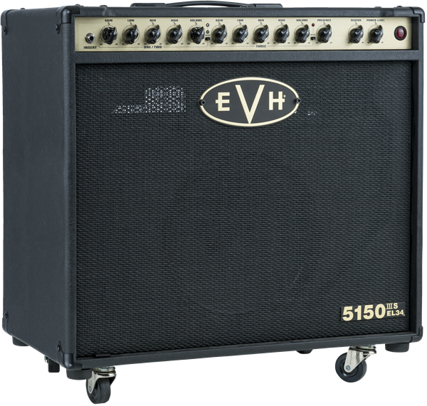 EVH 5150III 50w EL34 1x12 Tube Guitar Amplifier in Black 120v - 2255010000
