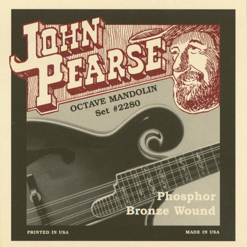 John Pearse 2280 Octave Phosphor Bronze Loop End Mandolin Strings 012 - 045