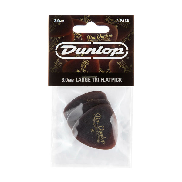 Dunlop Americana Pick 3 Pack Large Rounded Triangle - 494P102