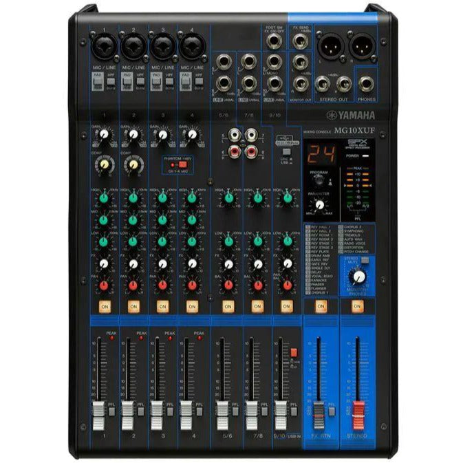 Yamaha 10-Channel Analog Mixer w/Effects - MG10XUF