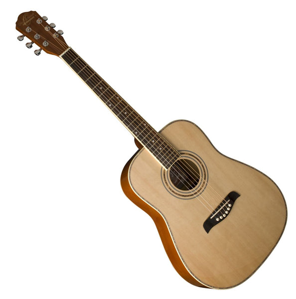 Oscar Schmidt 3/4 Size Left Hand Acoustic Guitar in Natural - OG1LHA