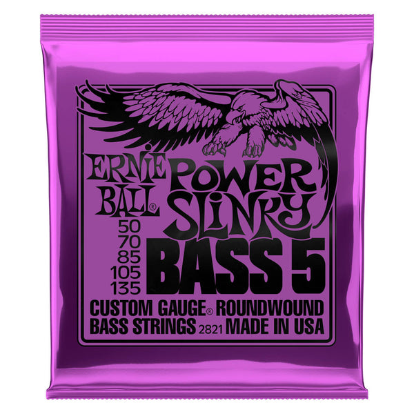 Ernie Ball 2821 Power Slinky 5 String Bass Strings - 2821EB
