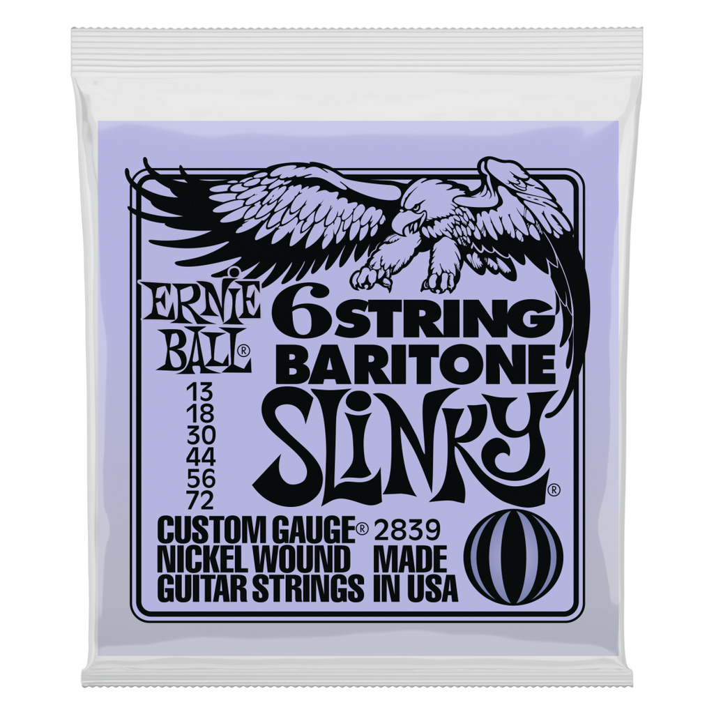 Ernie Ball String Baritone Slinky Electric Strings 013-072 - 2839EB