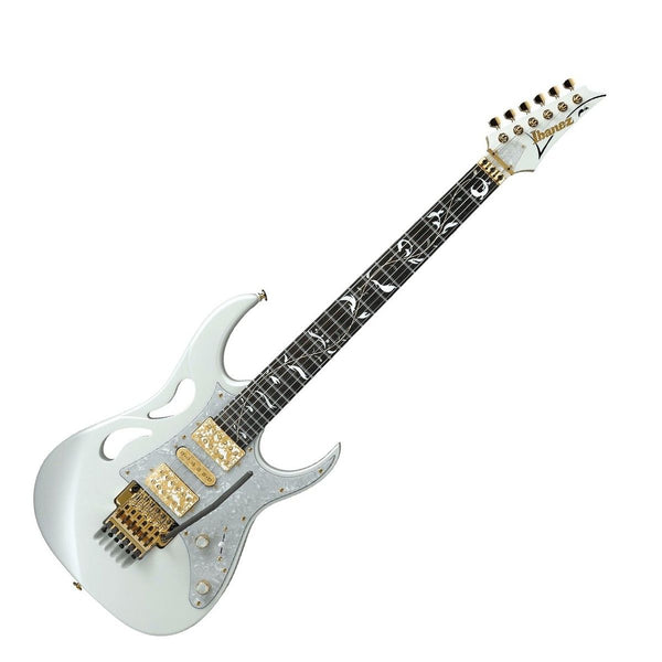 Ibanez Steve Vai PIA Prestige Electric Guitar in Stallion White w/Case - PIA3761SLW