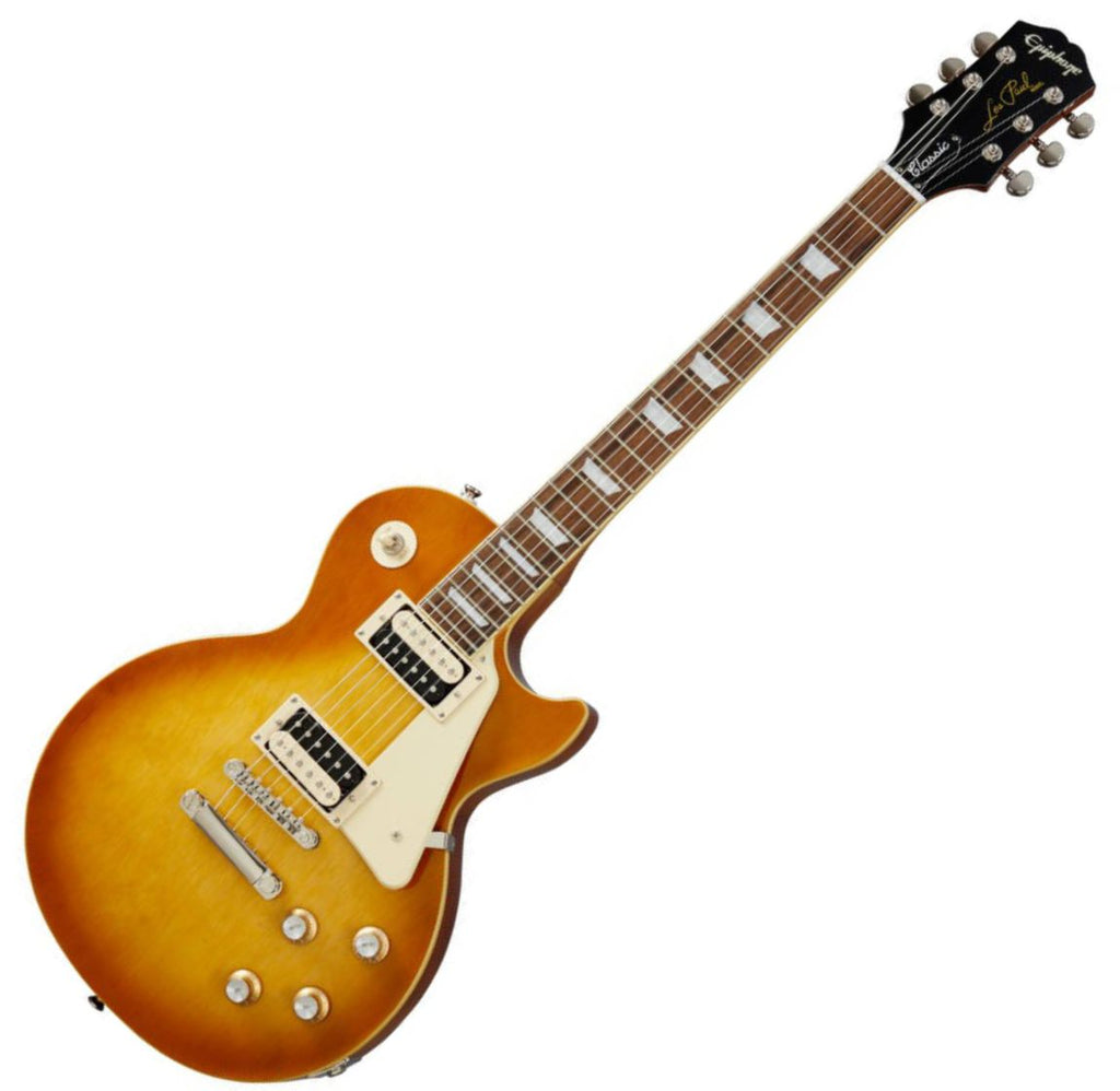 Epiphone Les Paul Classic Gloss Electric Guitar in Honeyburst - EILOHBNH
