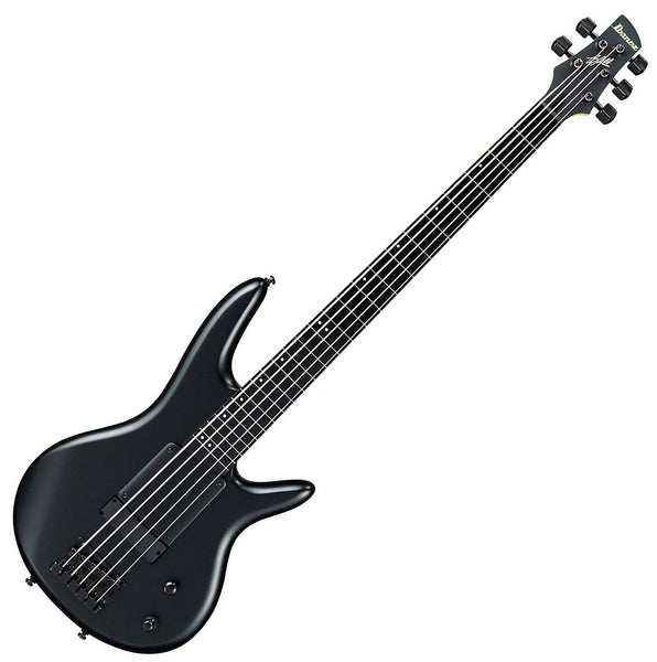 Ibanez Gary Willis Signature 5 String Electric Bass in Black Flat - GWB35BKF