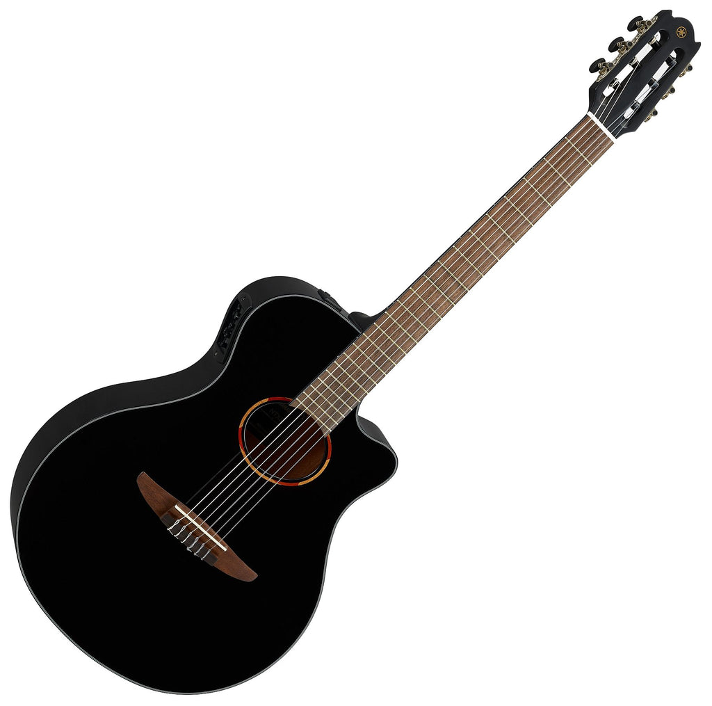 Yamaha Nylon String Acoustic Electric Classical Guitar in Black - NTX1BL