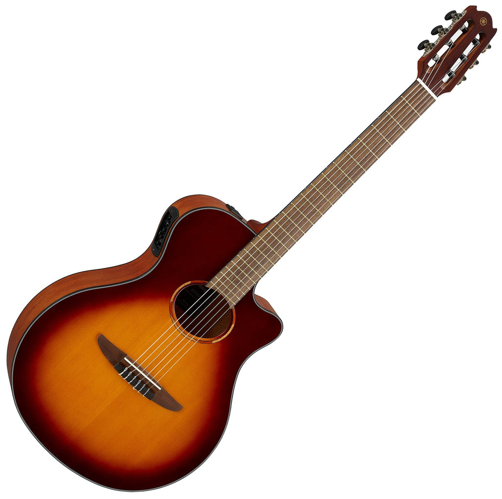 Yamaha Nylon String Acoustic Electric Classical Guitar in Brown Sunburst - NTX1BS