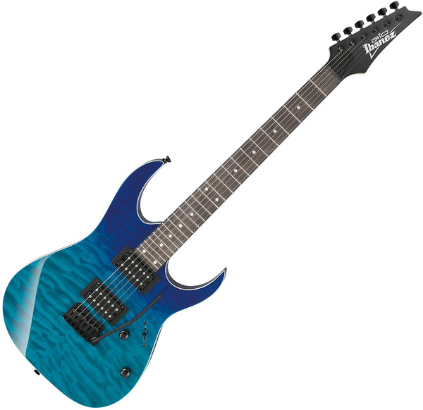 Ibanez GIO RG Electric Guitar in Blue Degredation - GRG120QASPBGD