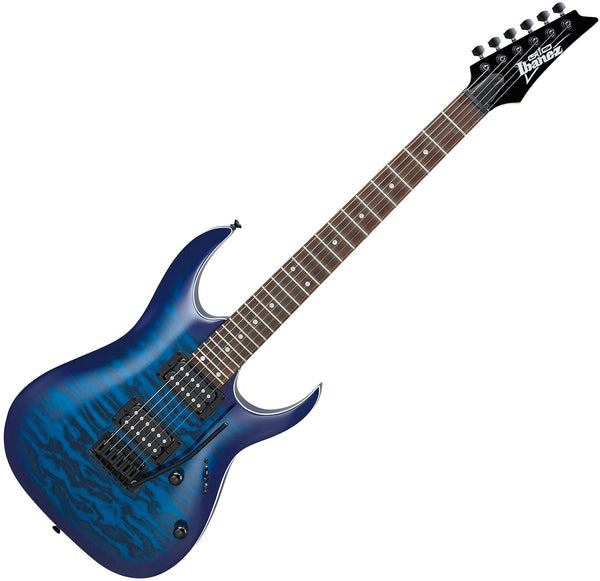Ibanez GIO RGA Electric Guitar in Transparent Blue Burst - GRGA120QATBB
