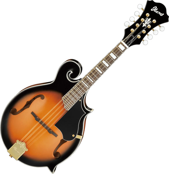 Ibanez F-Style Mandolin in Brown Sunburst High Gloss - M522SBS