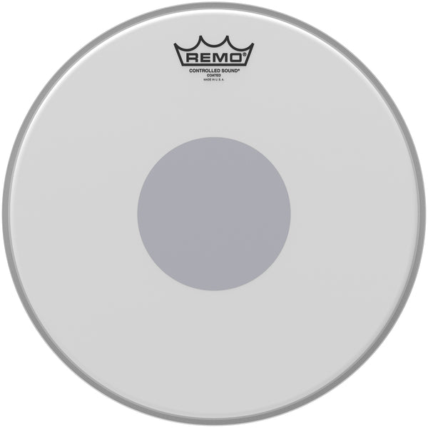 Remo Controlled Sound Coated Batter Drumhead Black Dot On Bottom 13" Diameter - CS011310