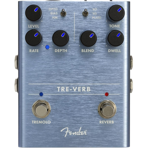 Fender Tre-Verb Tremolo Reverb Effects Pedal - 0234541000