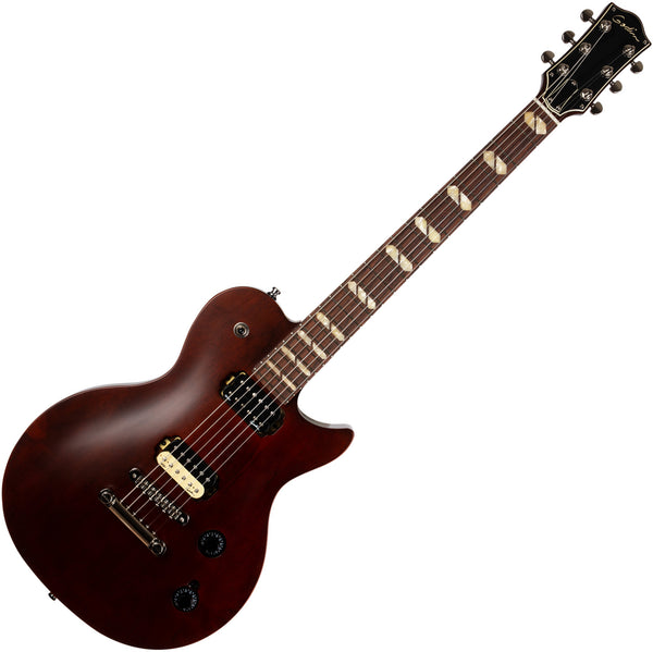 Used-Godin Summit Electric Guitar Hardtail in Havana Brown - 050482