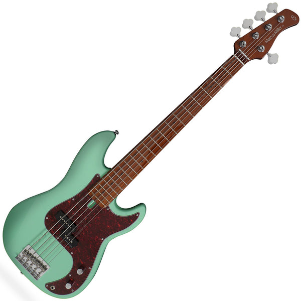 Sire P5 5 String Electric Bass in Mild Green - P5ALDER5MLG