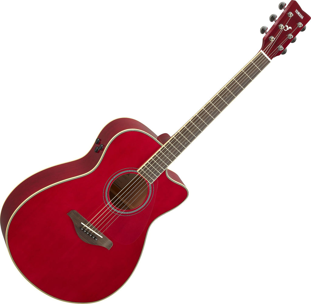 Yamaha TransAcoustic Folk Acoustic Electric in Ruby Red - FSCTARR