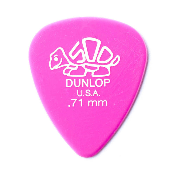 Dunlop 41P71 Delrin 500 Players Pick Pack .71mm - 12 pack