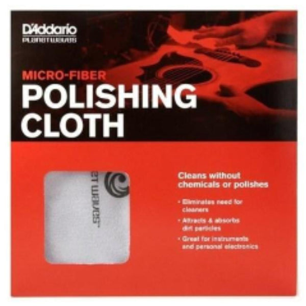D'Addario Micro Fiber Guitar Polishing Cloth - PWMPC