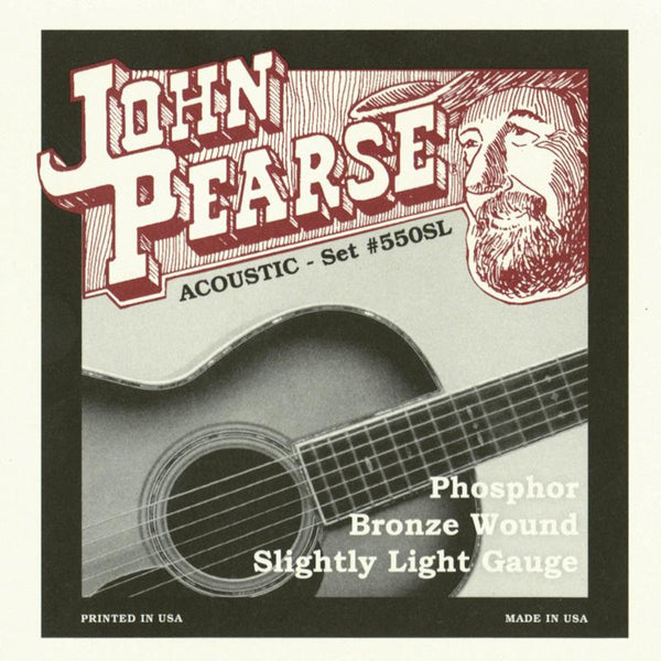 John Pearse Slightly Light Phosphor Bronze Acoustic Strings 011-050 - 550SL