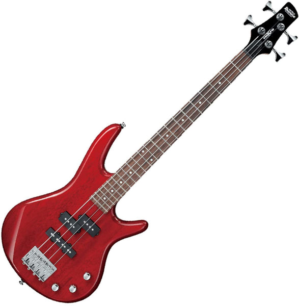 Ibanez Gio SR miKro Short Scale Electric Bass in Transparent Red - GSRM20TR