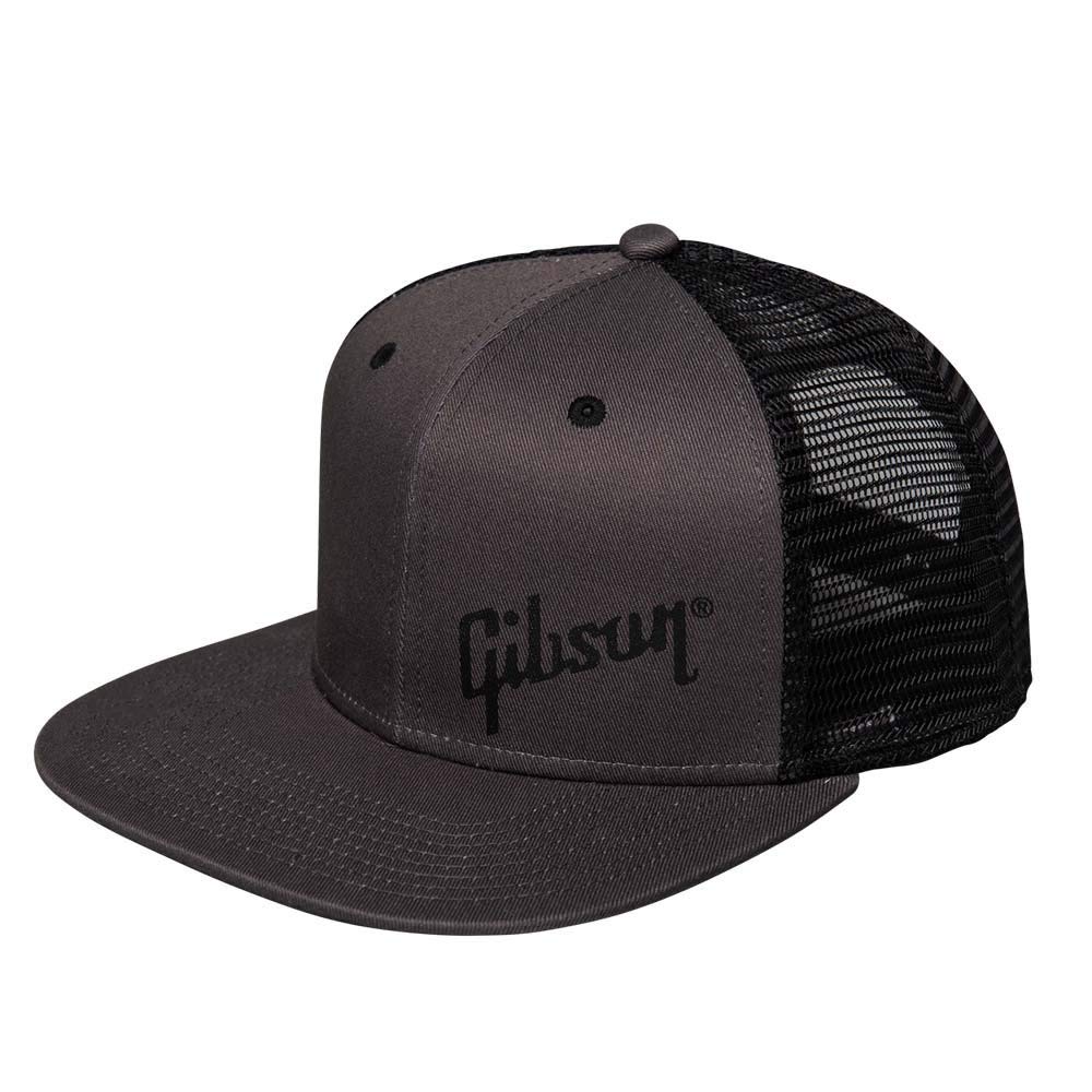 Gibson Charcoal Trucker Snapback Hat - GHTCTH