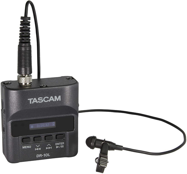Tascam DR10L Mini Portable Recorder for Lavalier Microphone