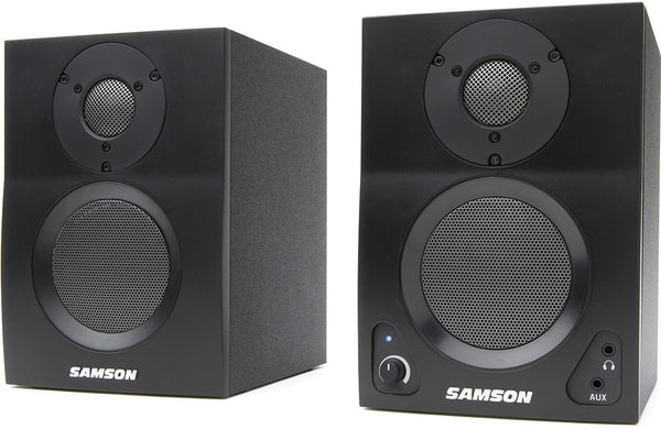 Samson Pair 2x30W MediaOne 3 Bluetooth Studio Monitors - MBT3