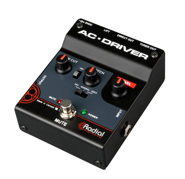 Radial AC Driver Compact Acoustic Preamp Effects Pedal - R8007322