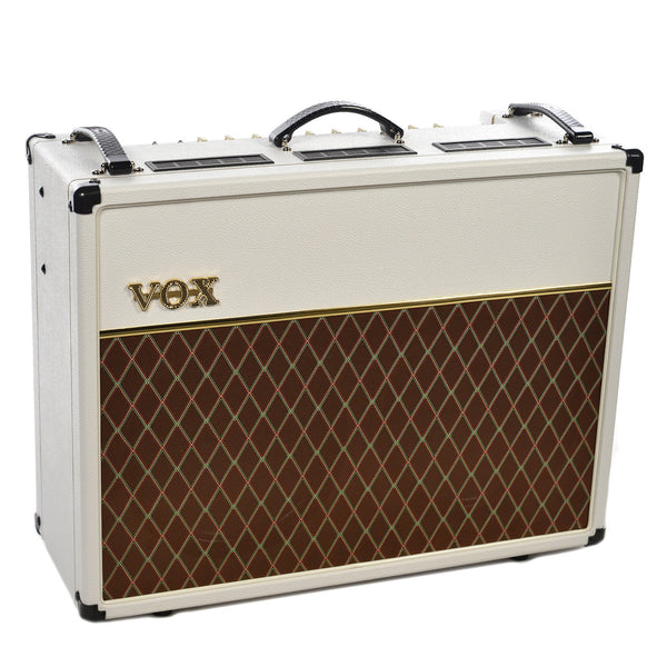Vox AC30HW2X 30 Watt Handwired 2 x 12 Tube Guitar Amplifier in White