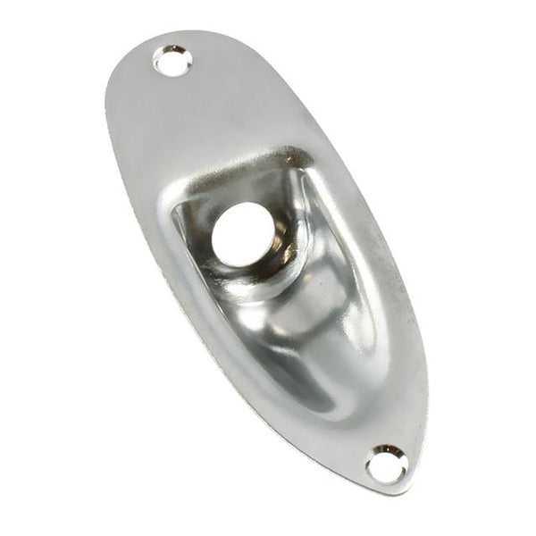 Allparts Stratocaster Jackplate in Chrome - AP0610010