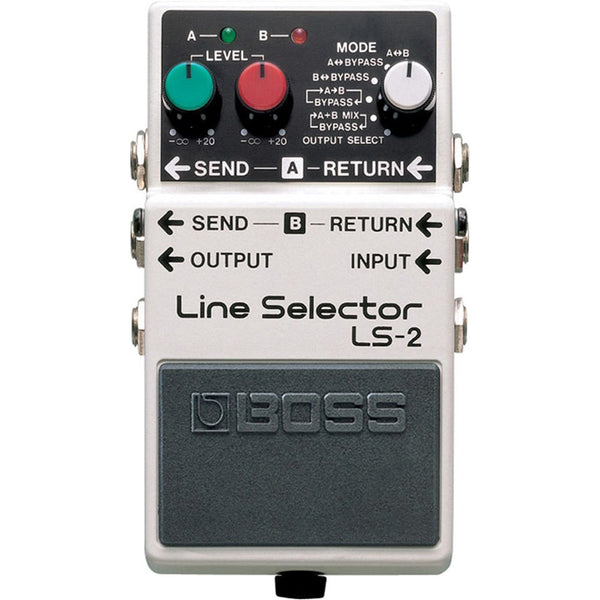 Boss LS2 Line Selector A/B Box Effects Pedal