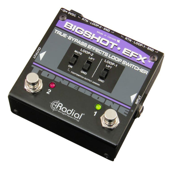 Radial BigShot EFX True Bypass Loop Controller Effects Effects Pedals - R8007214