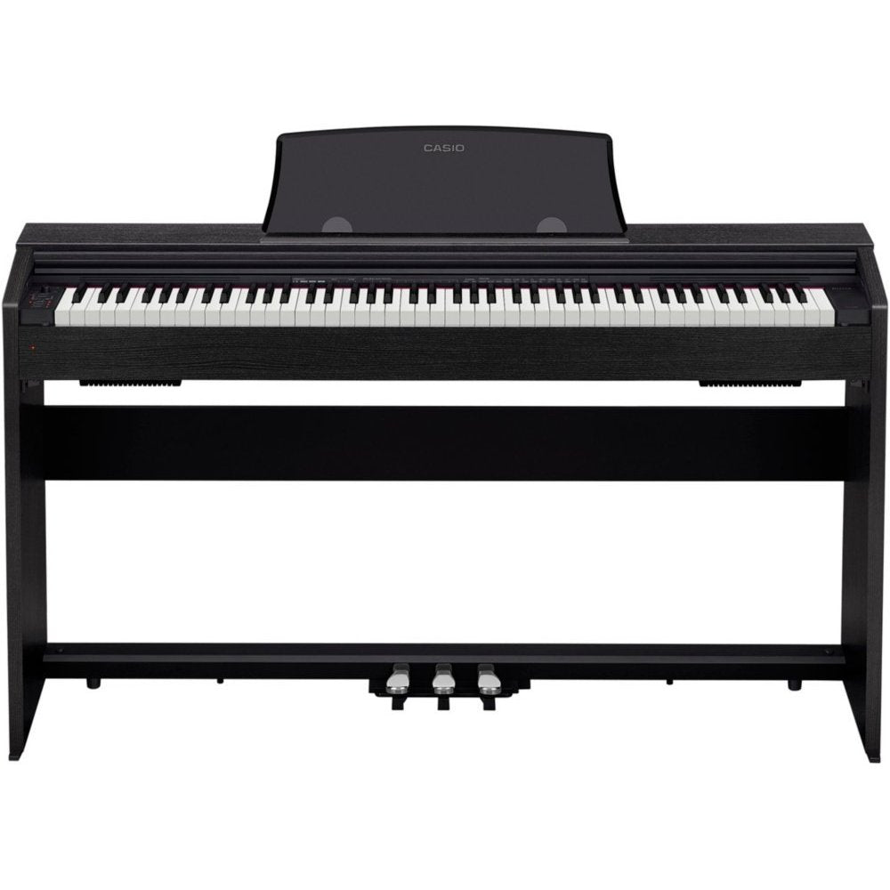 Casio 88-Key Digital Piano -Black w/Cabinet Stand &Pedals - PX770BK
