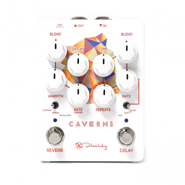 Keeley Tape Style Delay Reverb Effects Pedal - CAVERNS