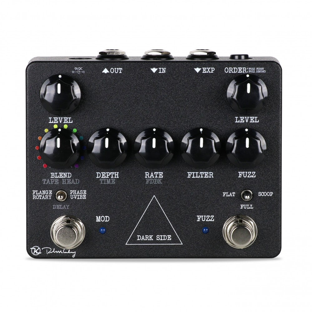 Keeley DARK SIDE Multi Effects with Fuzz Delay Rotary Phaser and Univibe Effects Pedal