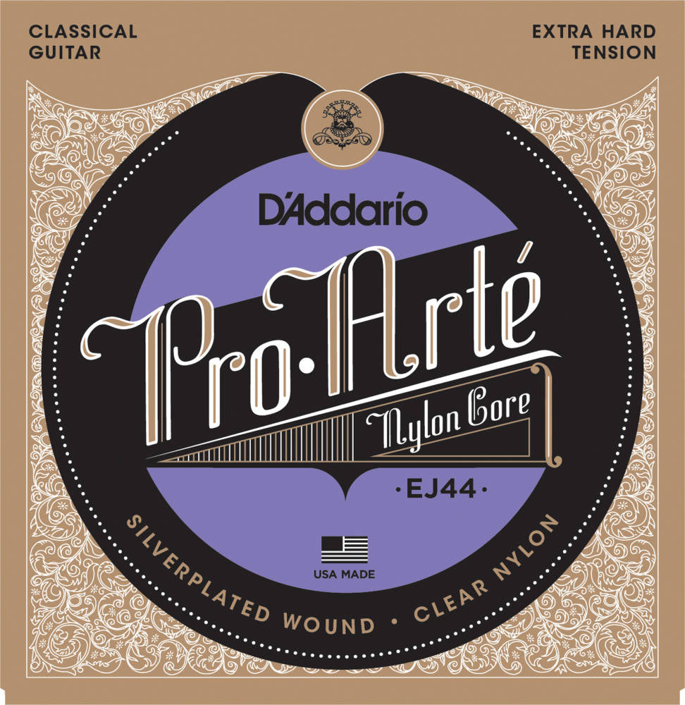 D'addario EJ44 Pro-Arte Nylon Classical Strings - Guitar Extra Hard Tension