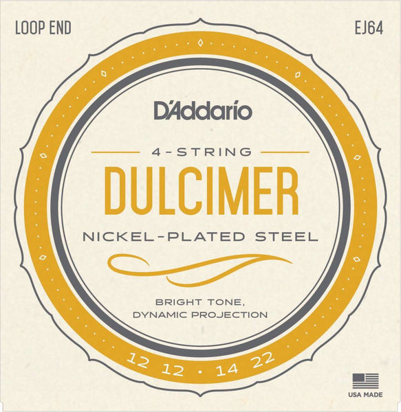D'Addario EJ64 Dulcimer Strings 012 - 022