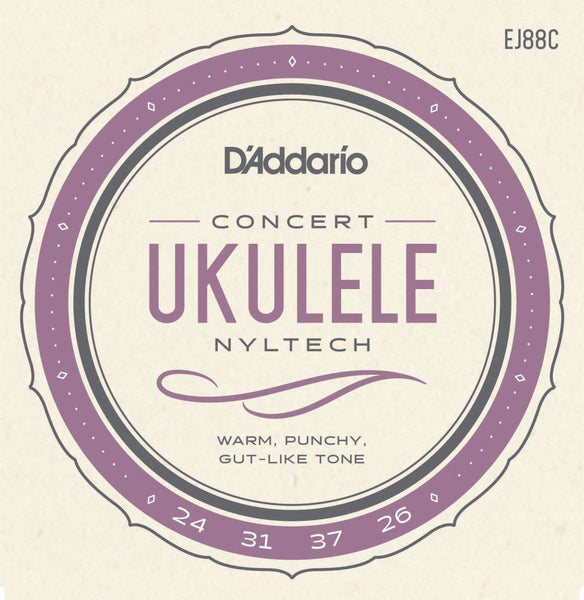 D'addario EJ88C Nyltech Concert Ukulele Strings